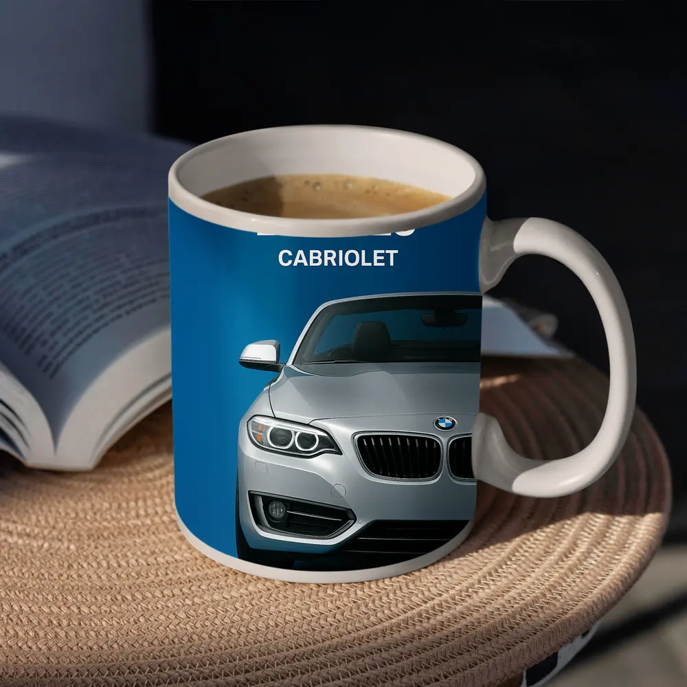 BMW 2 Series Cabriolet Blue Studio – Mugs