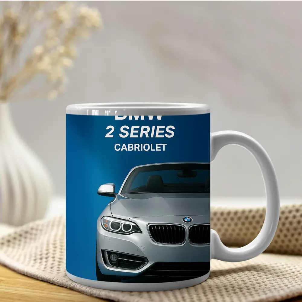 BMW 2 Series Cabriolet Blue Studio – Mugs