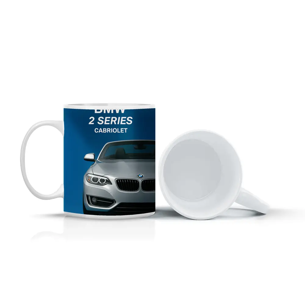 BMW 2 Series Cabriolet Blue Studio – Mugs