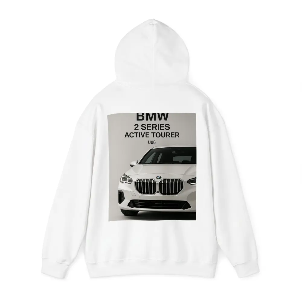 BMW Two Series Active Tourer White Studio – Hoodies