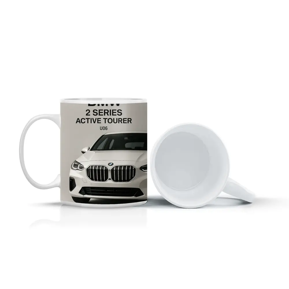 BMW Two Series Active Tourer White Studio – Mugs