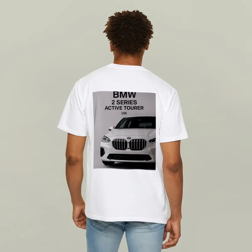 BMW Two Series Active Tourer White Studio – T-Shirts