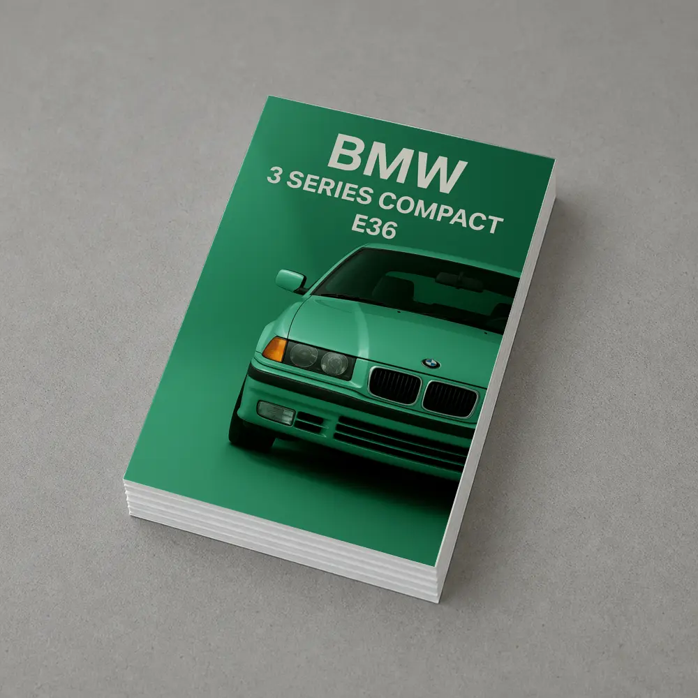 BMW 3 Series E36 Compact Green Art – Postcards