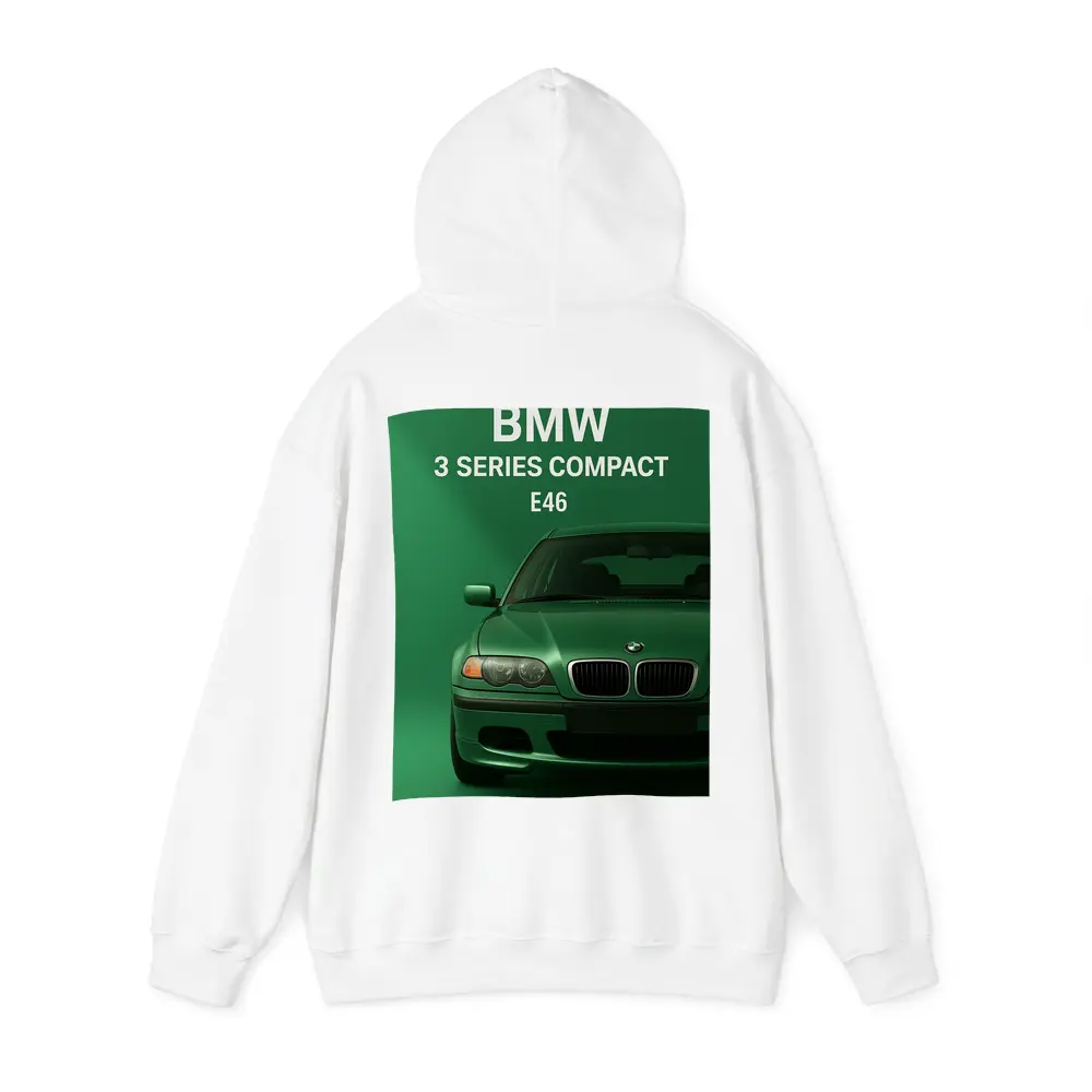 BMW 3 Series Compact E46 Green Background – Hoodies