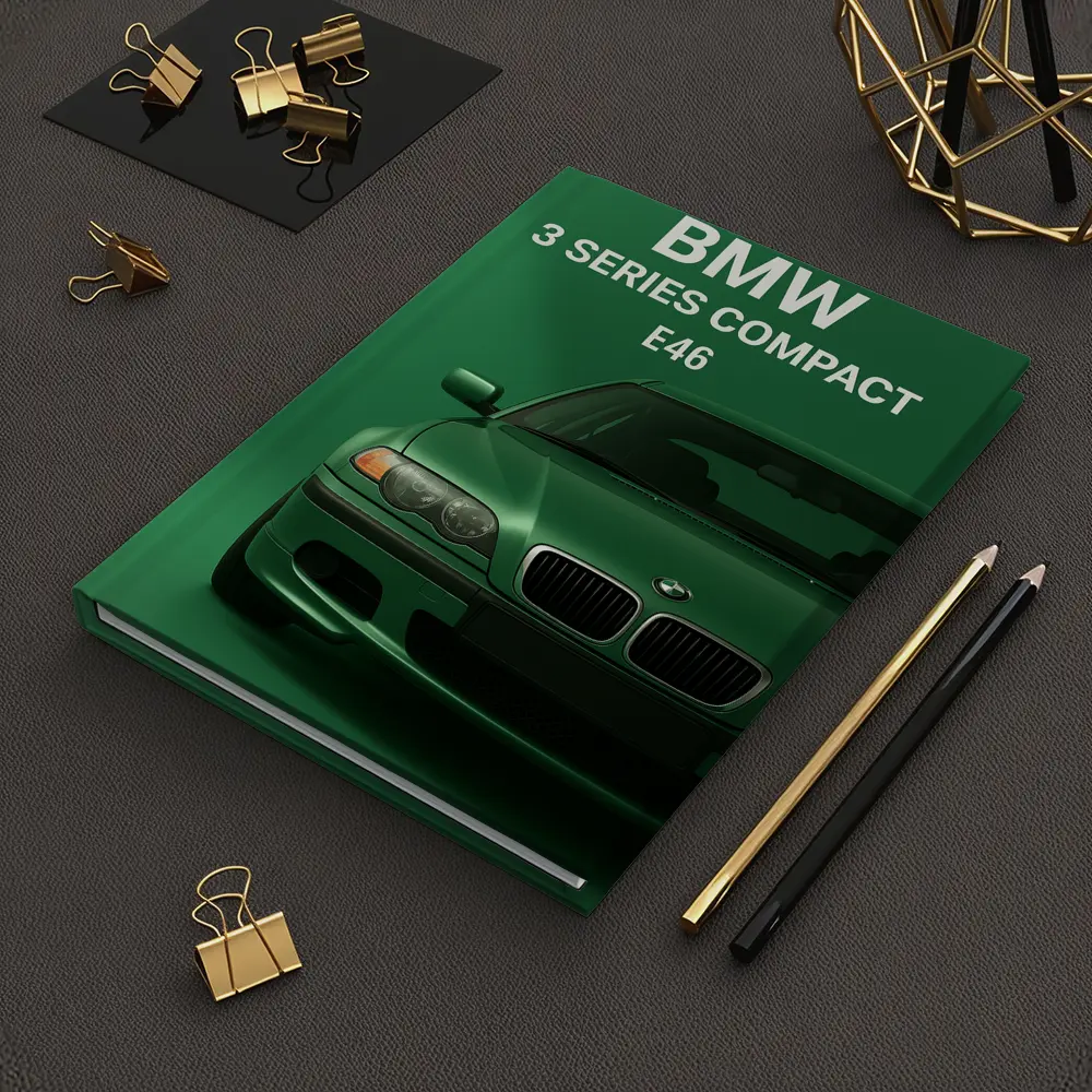BMW 3 Series Compact E46 Green Background – Notebooks