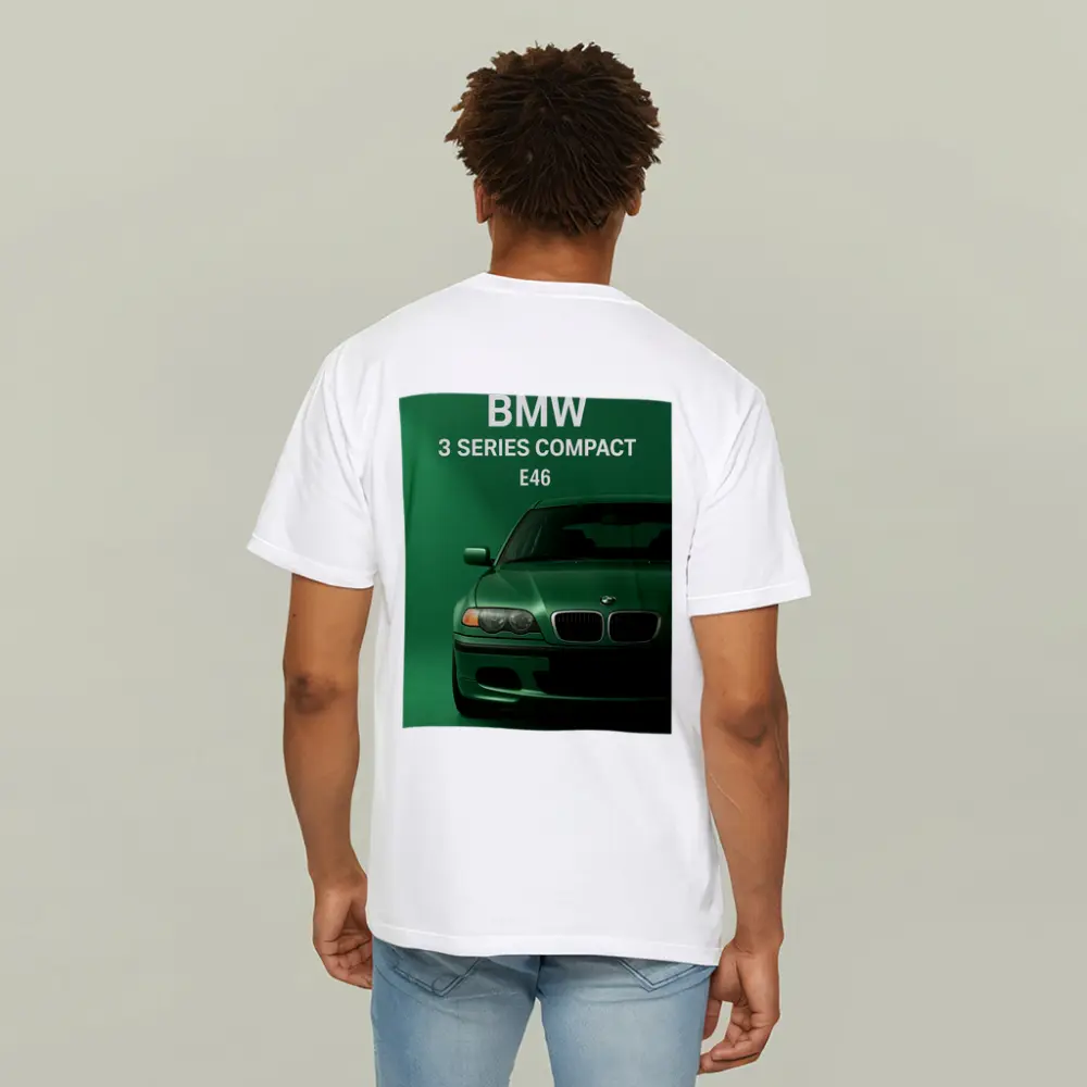 BMW 3 Series Compact E46 Green Background – T-Shirts