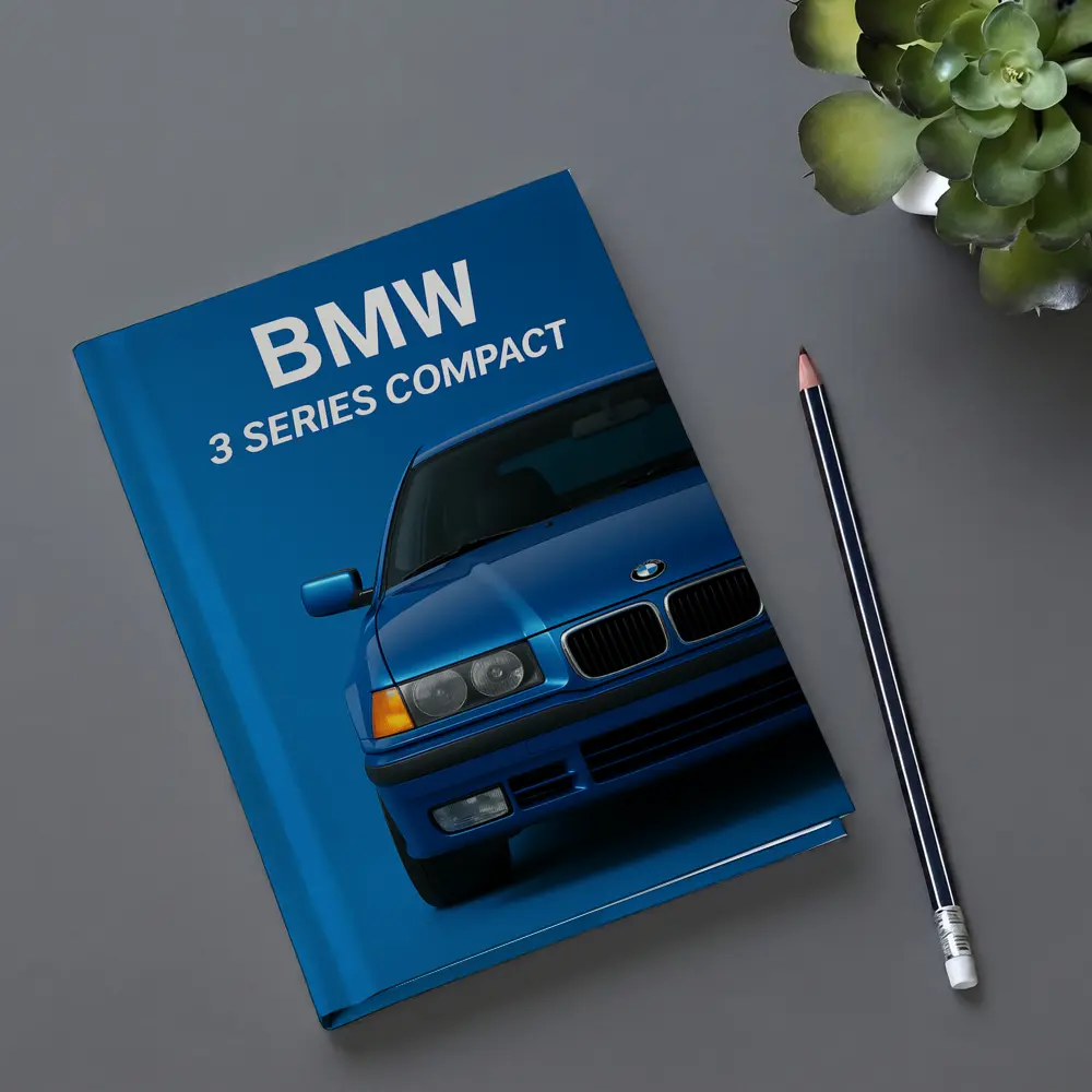 BMW Three Series Compact Blue Background – Notebooks