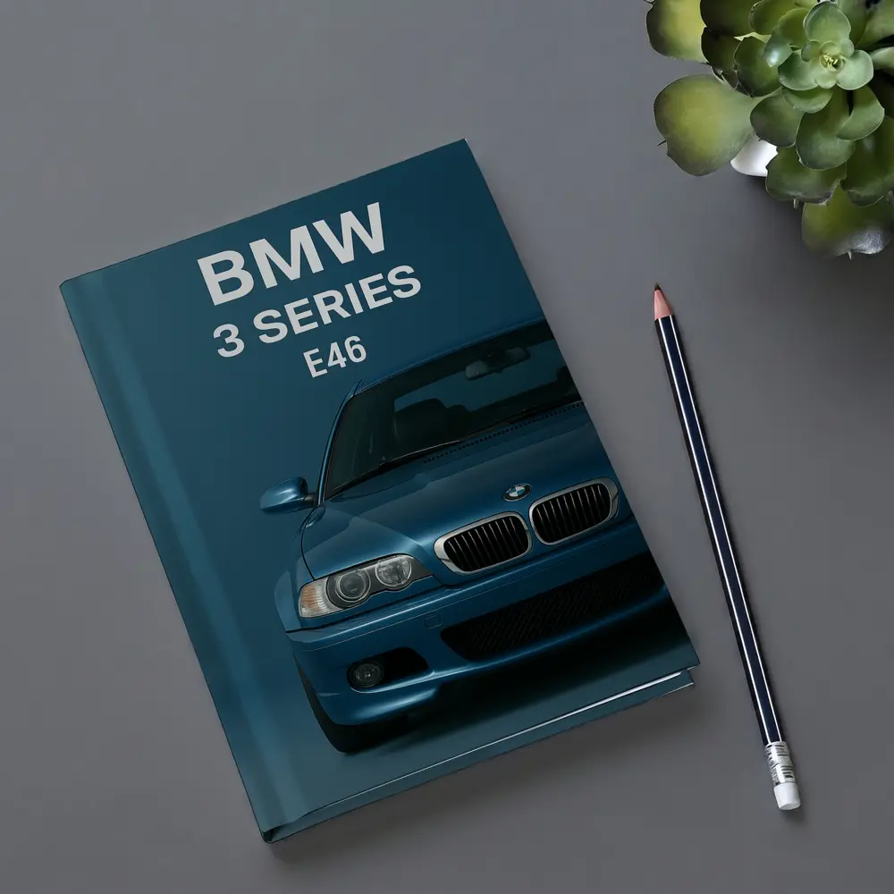 BMW 3 Series E46 Blue Studio Front – Notebooks
