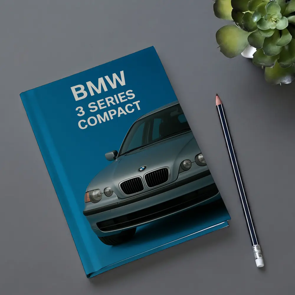 BMW Three Series Compact Blue Background – Notebooks