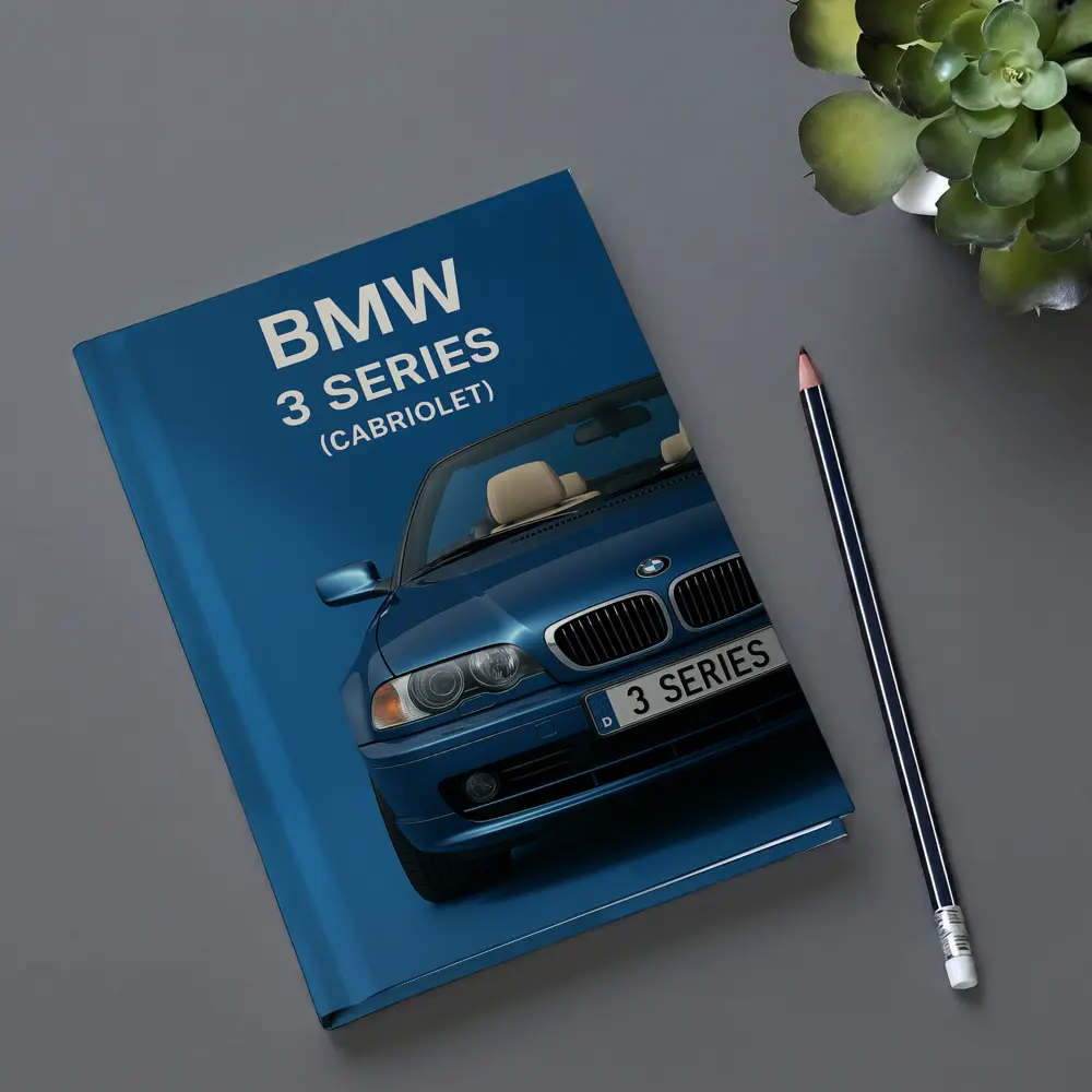 BMW 3 Series Cabriolet Blue Studio Art – Notebooks