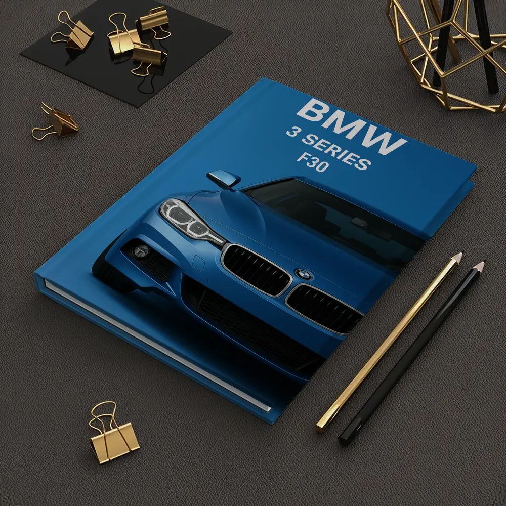 BMW 3 Series F30 Blue Front View – Notebooks