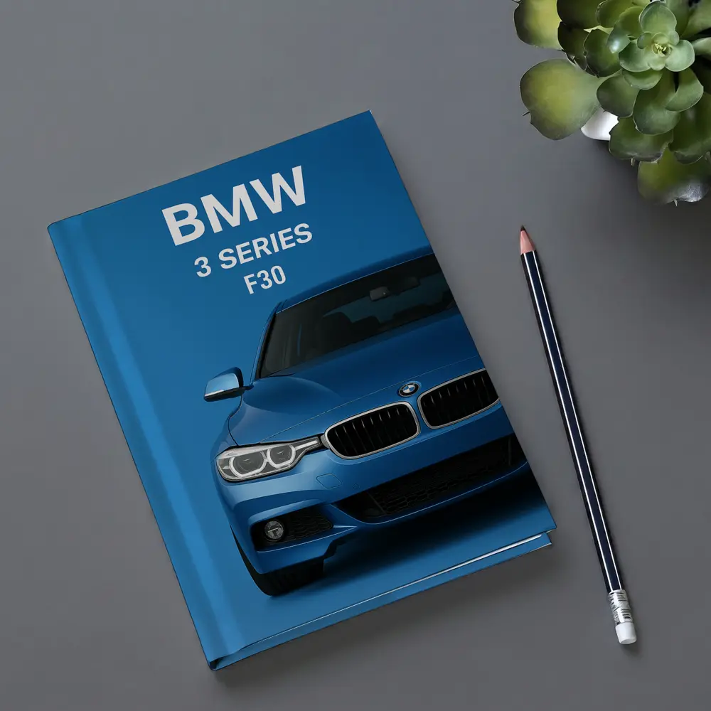 BMW 3 Series F30 Blue Front View – Notebooks