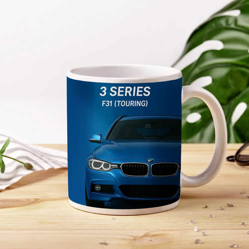BMW Three Series F31 Touring Blue – Mugs