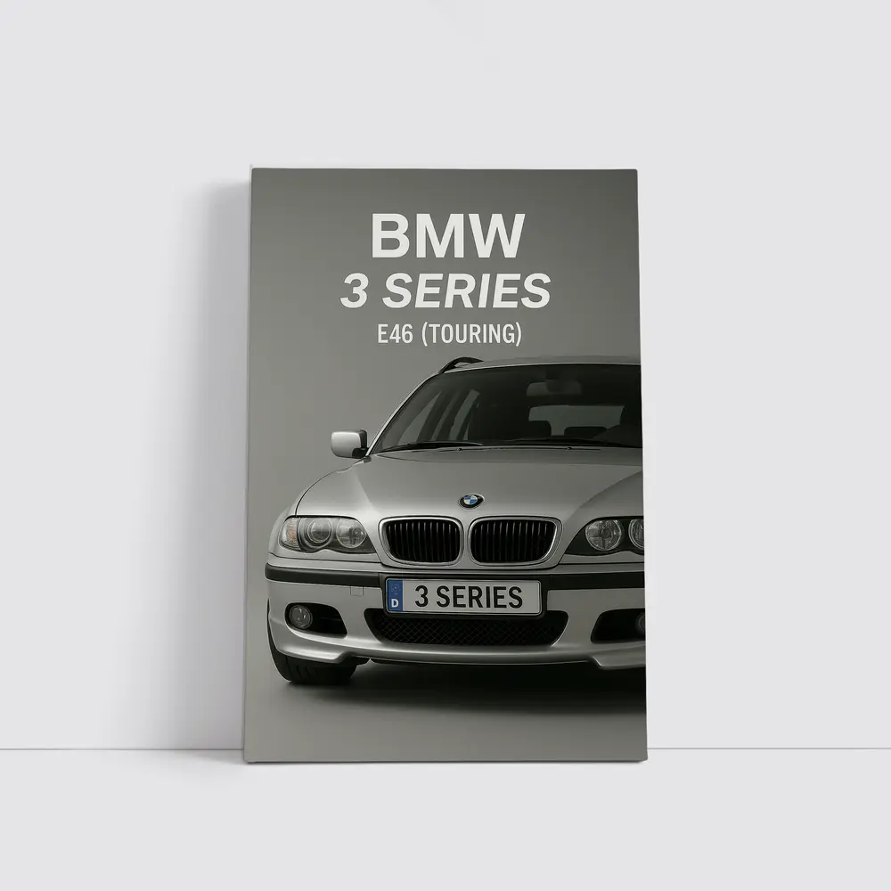 BMW 3 Series E46 Touring Front View – Wall Art