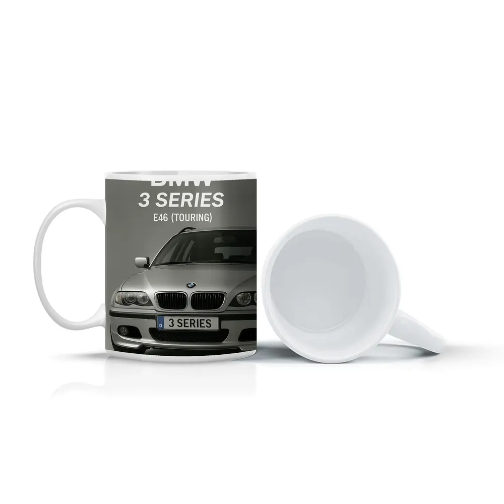 BMW 3 Series E46 Touring Front View – Mugs