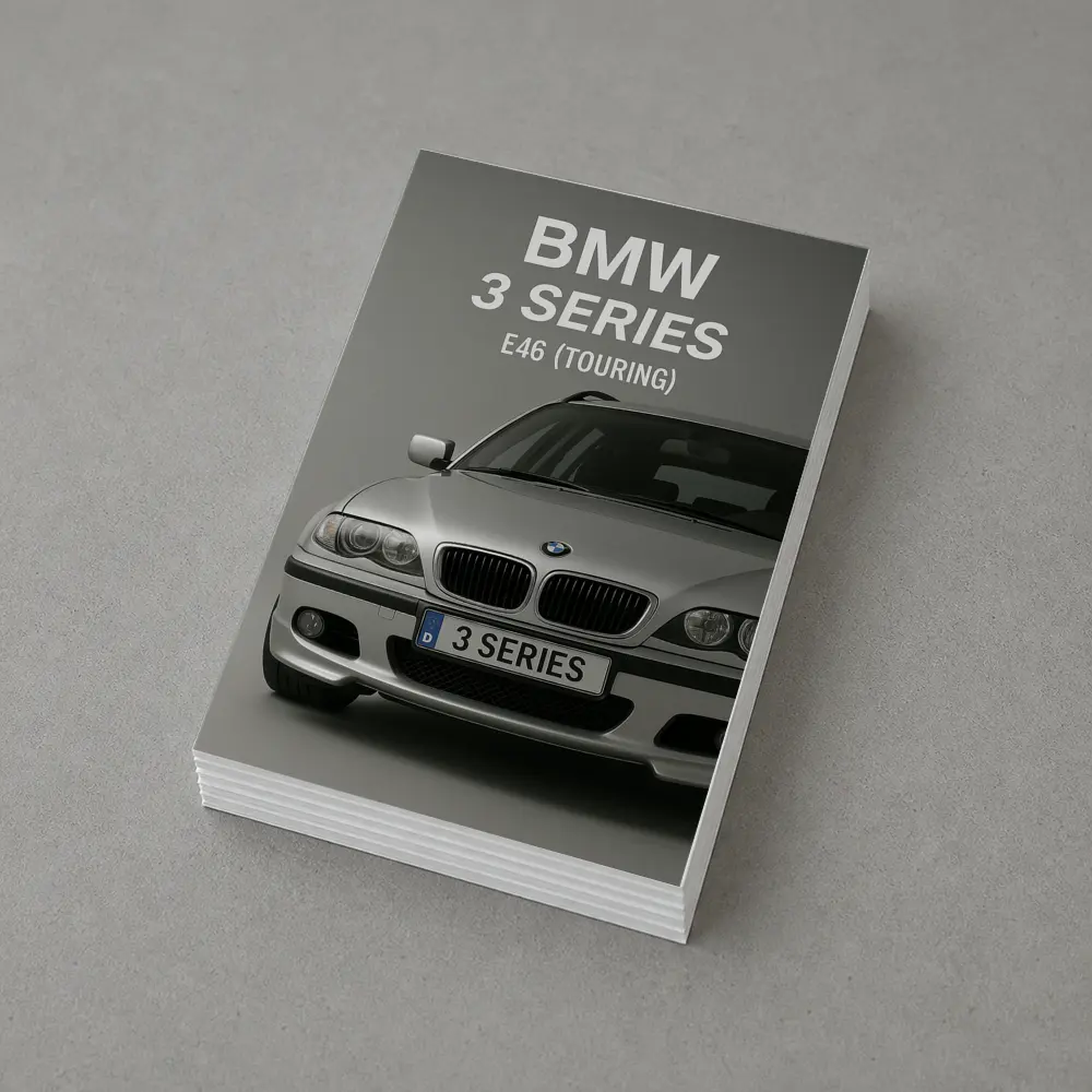 BMW 3 Series E46 Touring Front View – Postcards
