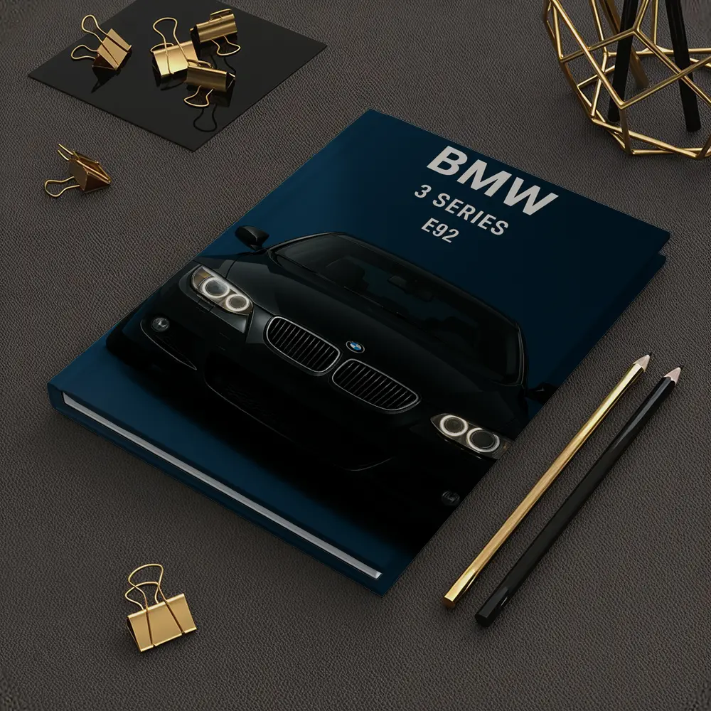 BMW 3 Series E92 Dark Blue Background – Notebooks