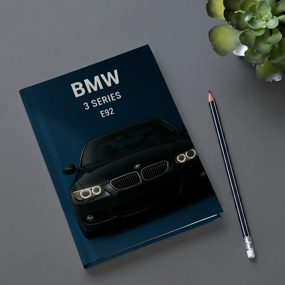 BMW 3 Series E92 Dark Blue Background – Notebooks