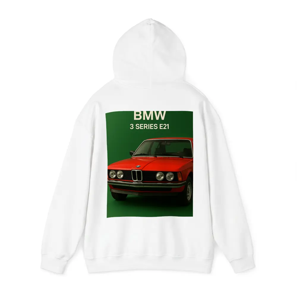 BMW 3 Series E21 Red Green Background – Hoodies