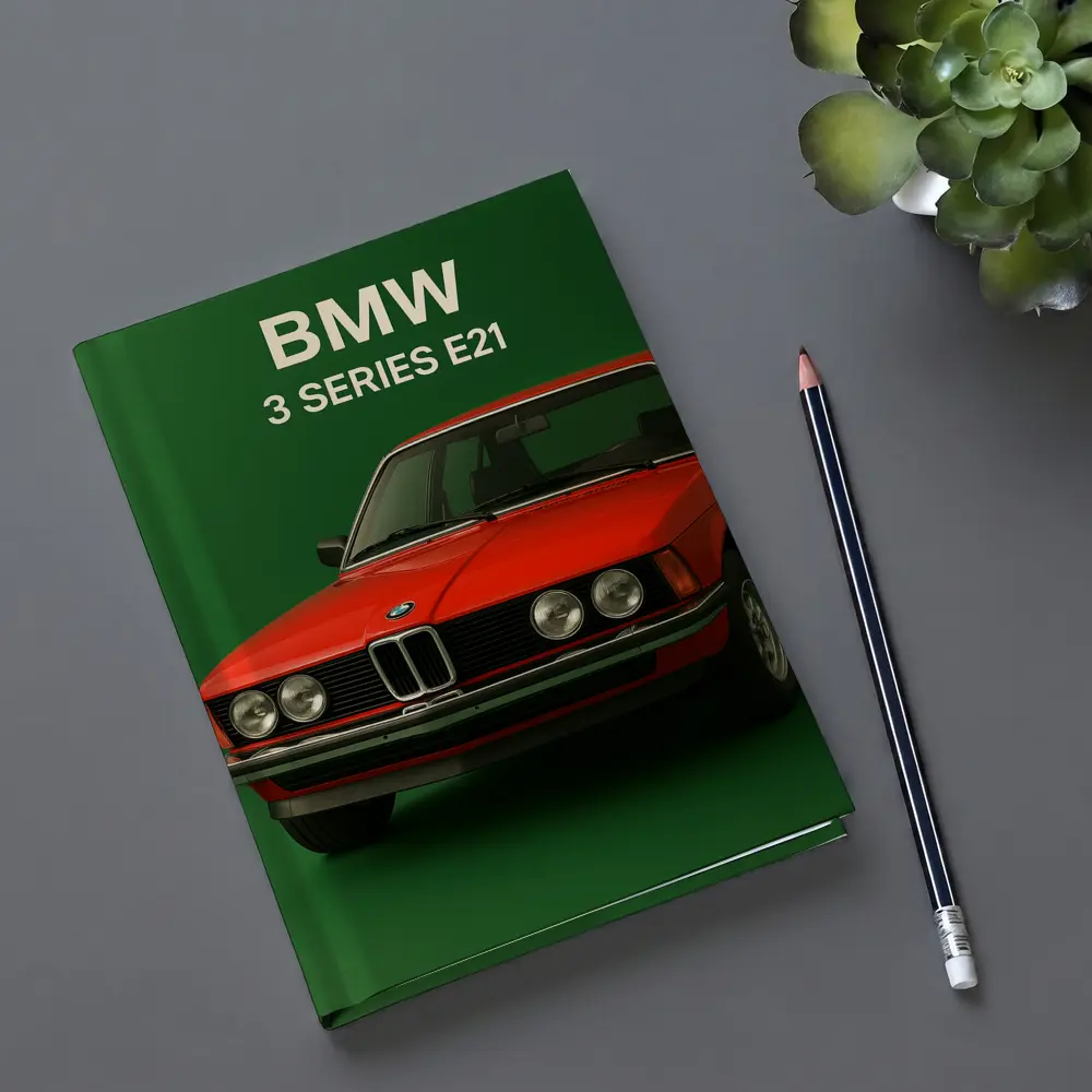 BMW 3 Series E21 Red Green Background – Notebooks
