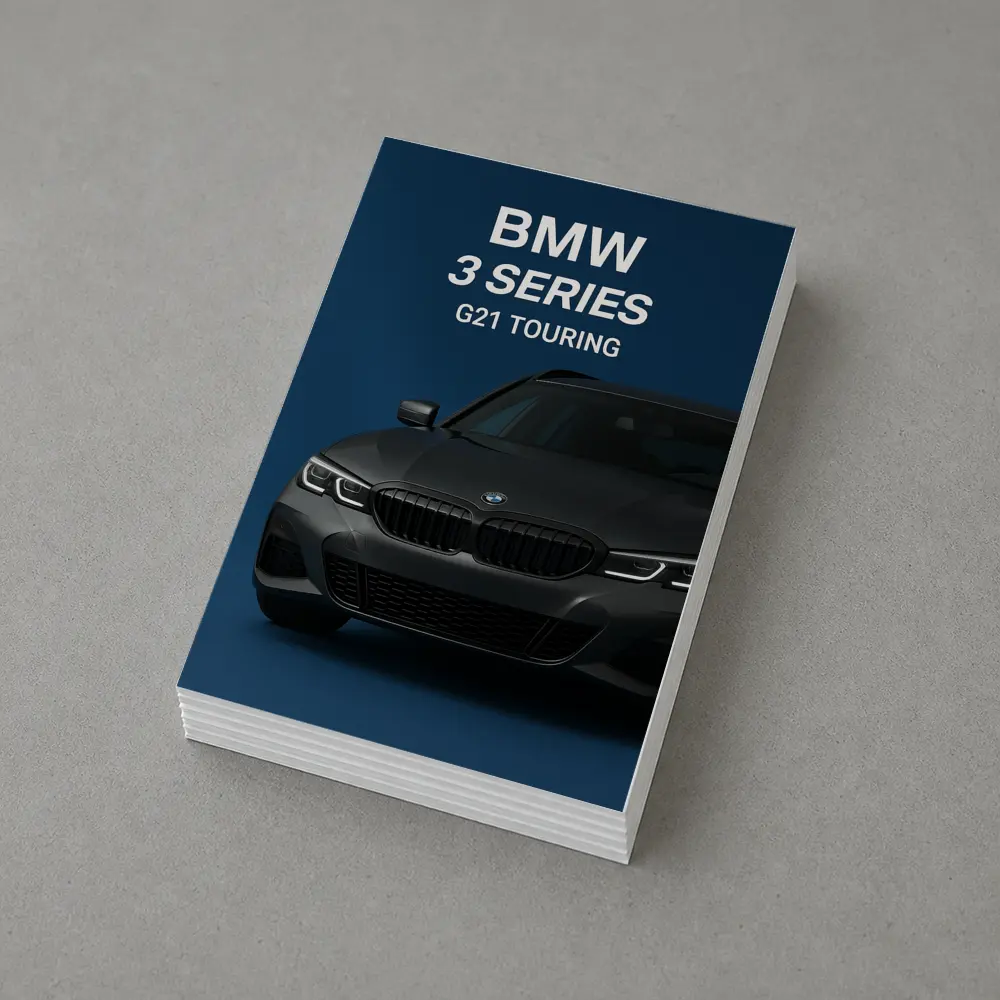 BMW 3 Series G21 Touring Dark Blue – Postcards