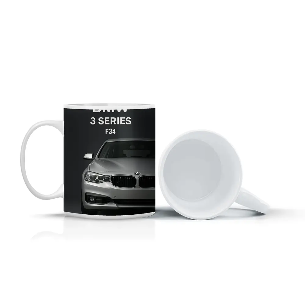 BMW 3 Series F34 Dark Studio Front View – Mugs