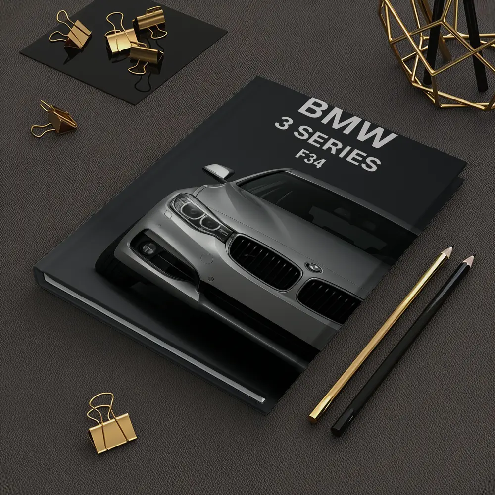 BMW 3 Series F34 Dark Studio Front View – Notebooks