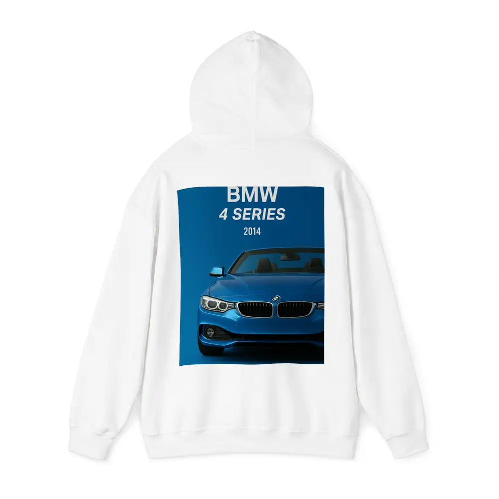 BMW 4 Series 2014 Blue Convertible Front – Hoodies