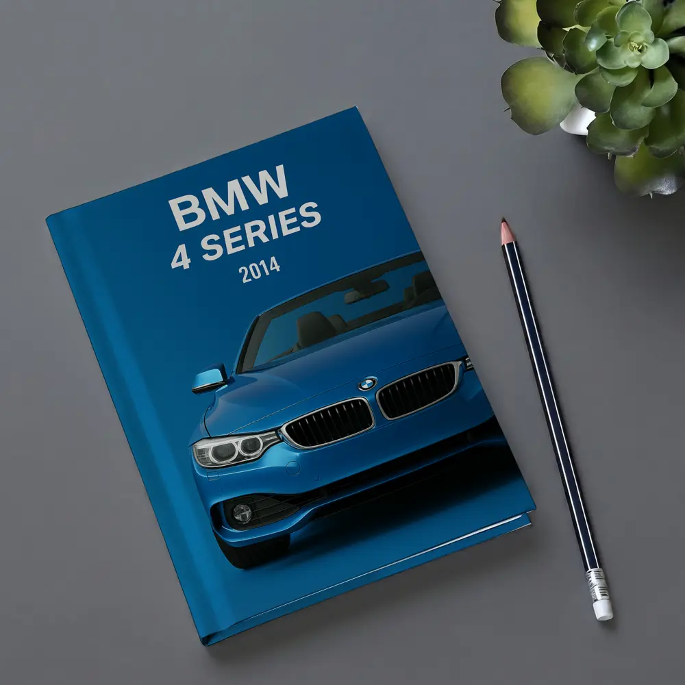 BMW 4 Series 2014 Blue Convertible Front – Notebooks