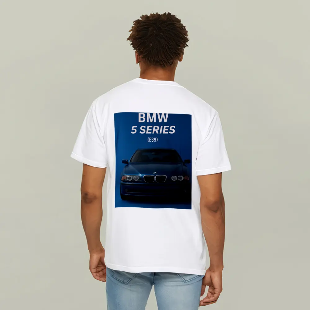 BMW Five Series E39 Blue Studio – T-Shirts