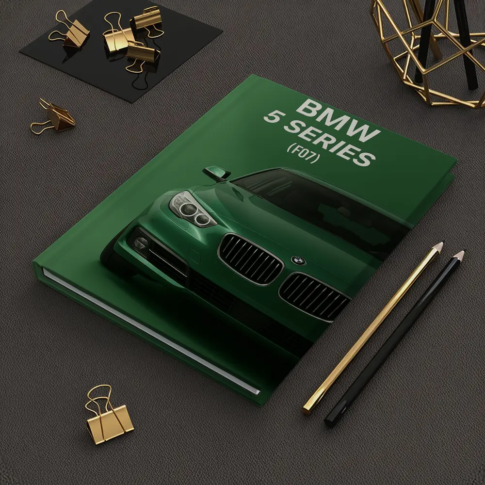 BMW 5 Series F07 Green Front View – Notebooks