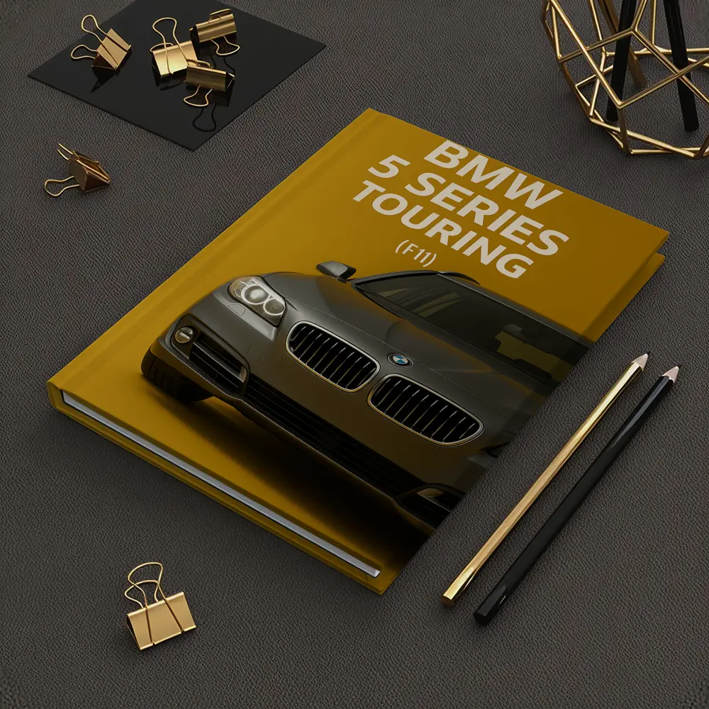 BMW Five Series Touring F11 Gold Background – Notebooks