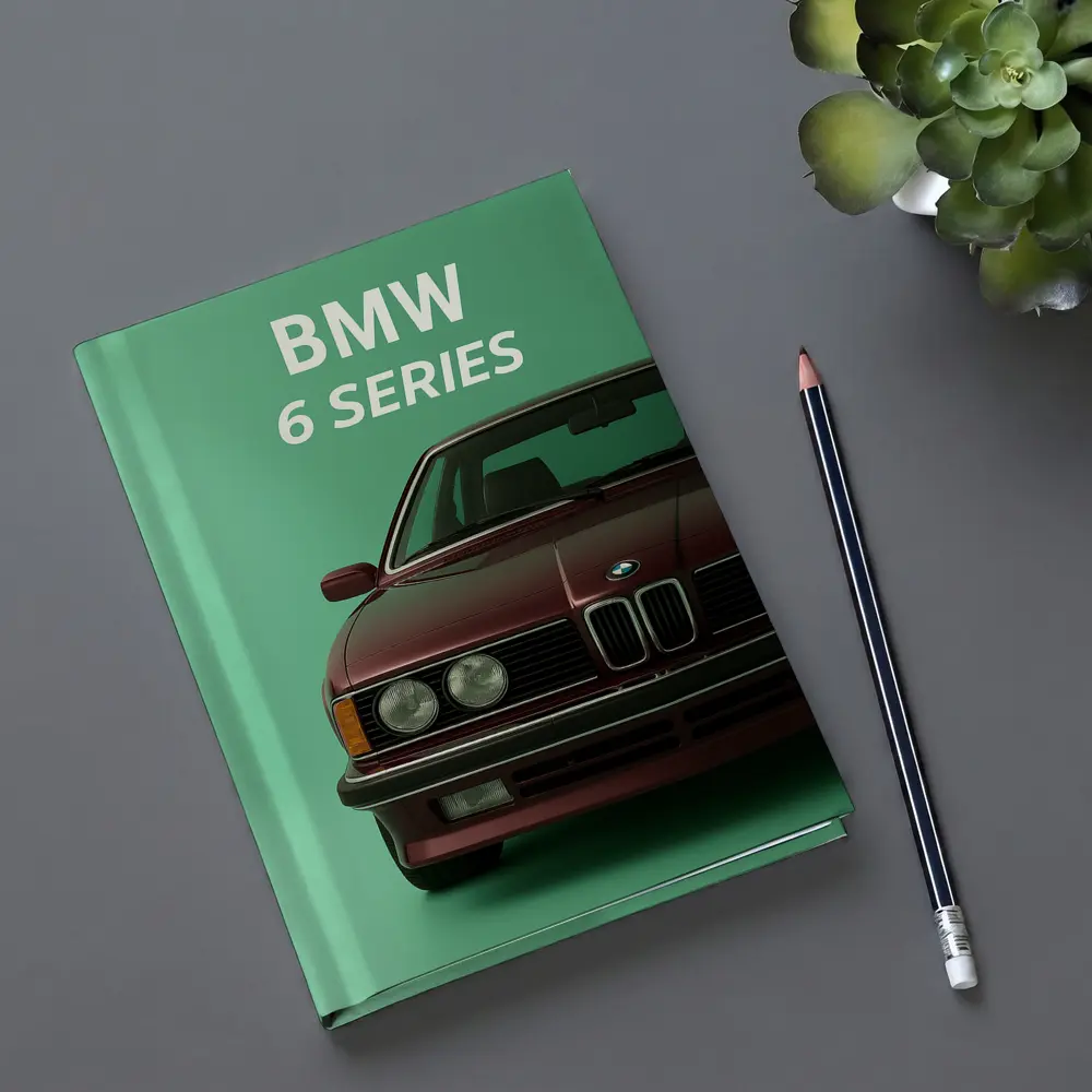 BMW 6 Series Classic Car Green Background – Notebooks