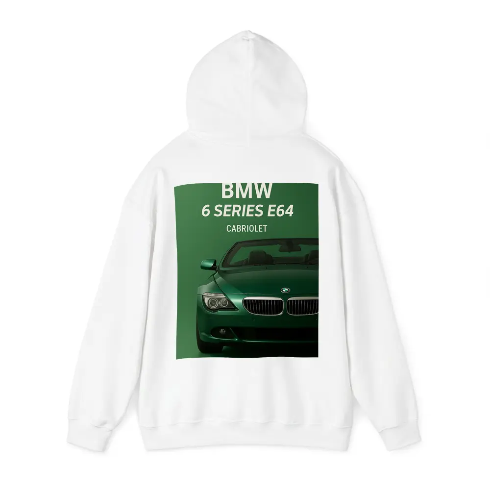 BMW 6 Series E64 Cabriolet Green Art – Hoodies