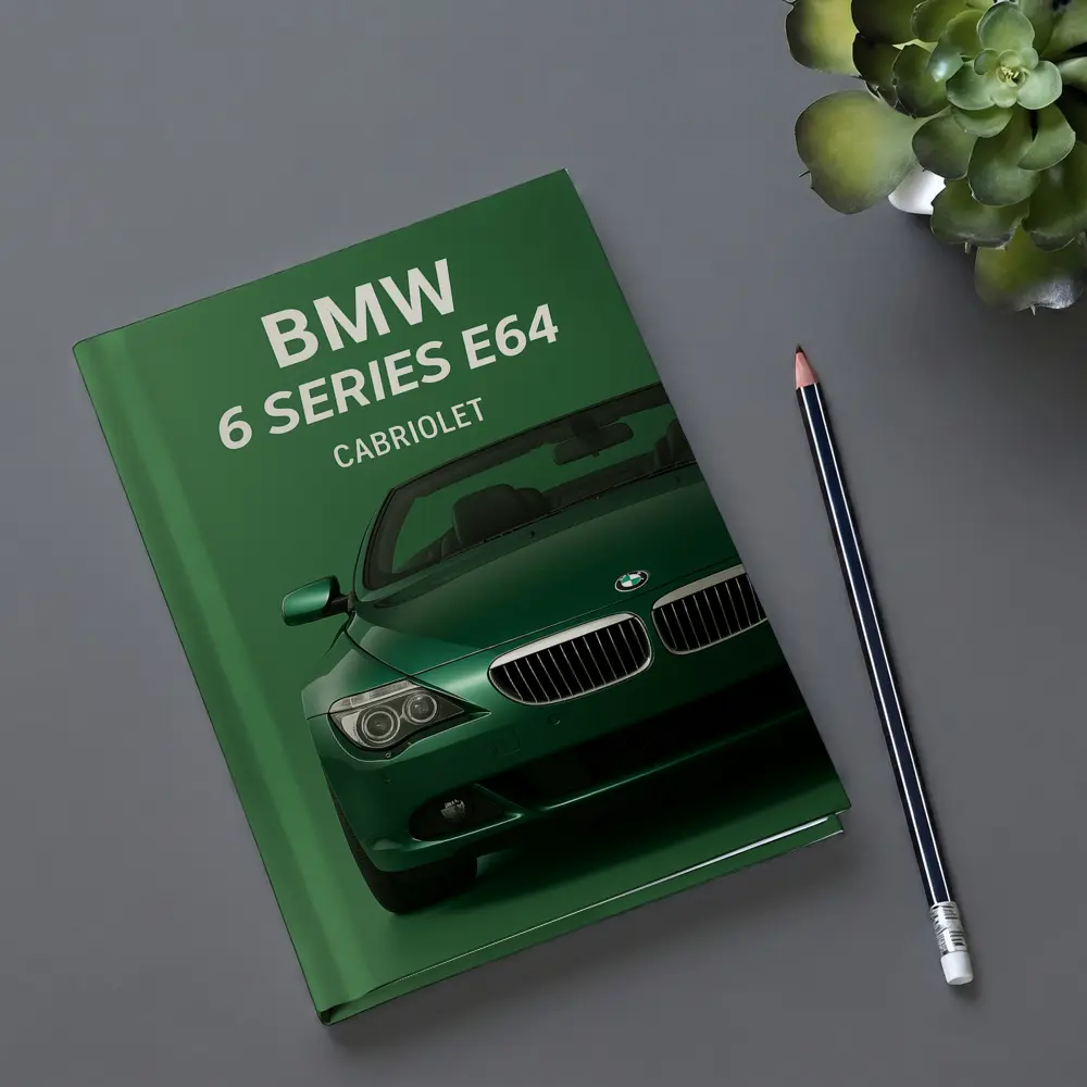 BMW 6 Series E64 Cabriolet Green Art – Notebooks