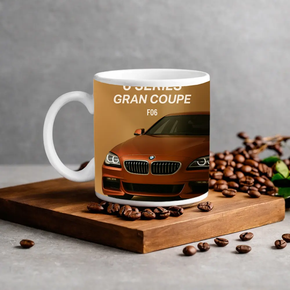 BMW Six Series Gran Coupe Orange – Mugs