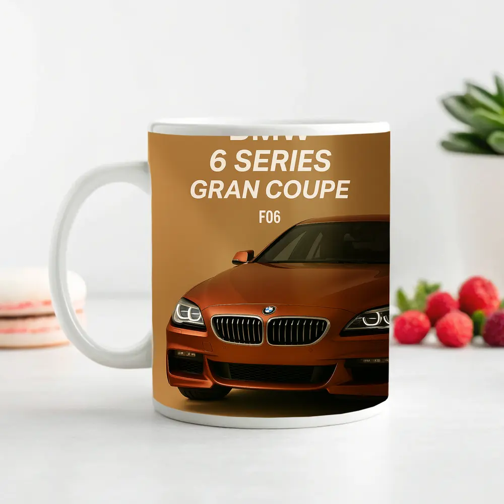 BMW Six Series Gran Coupe Orange – Mugs