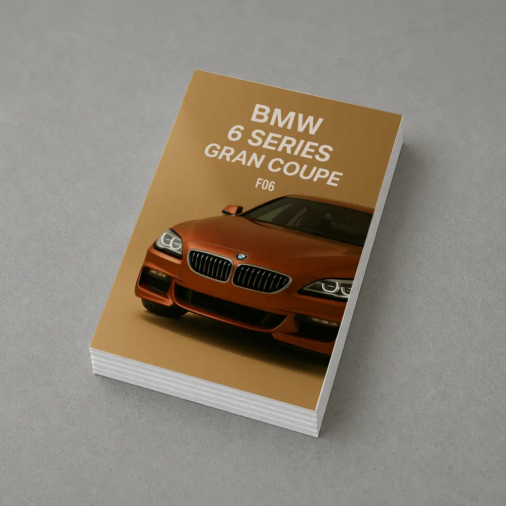 BMW Six Series Gran Coupe Orange – Postcards