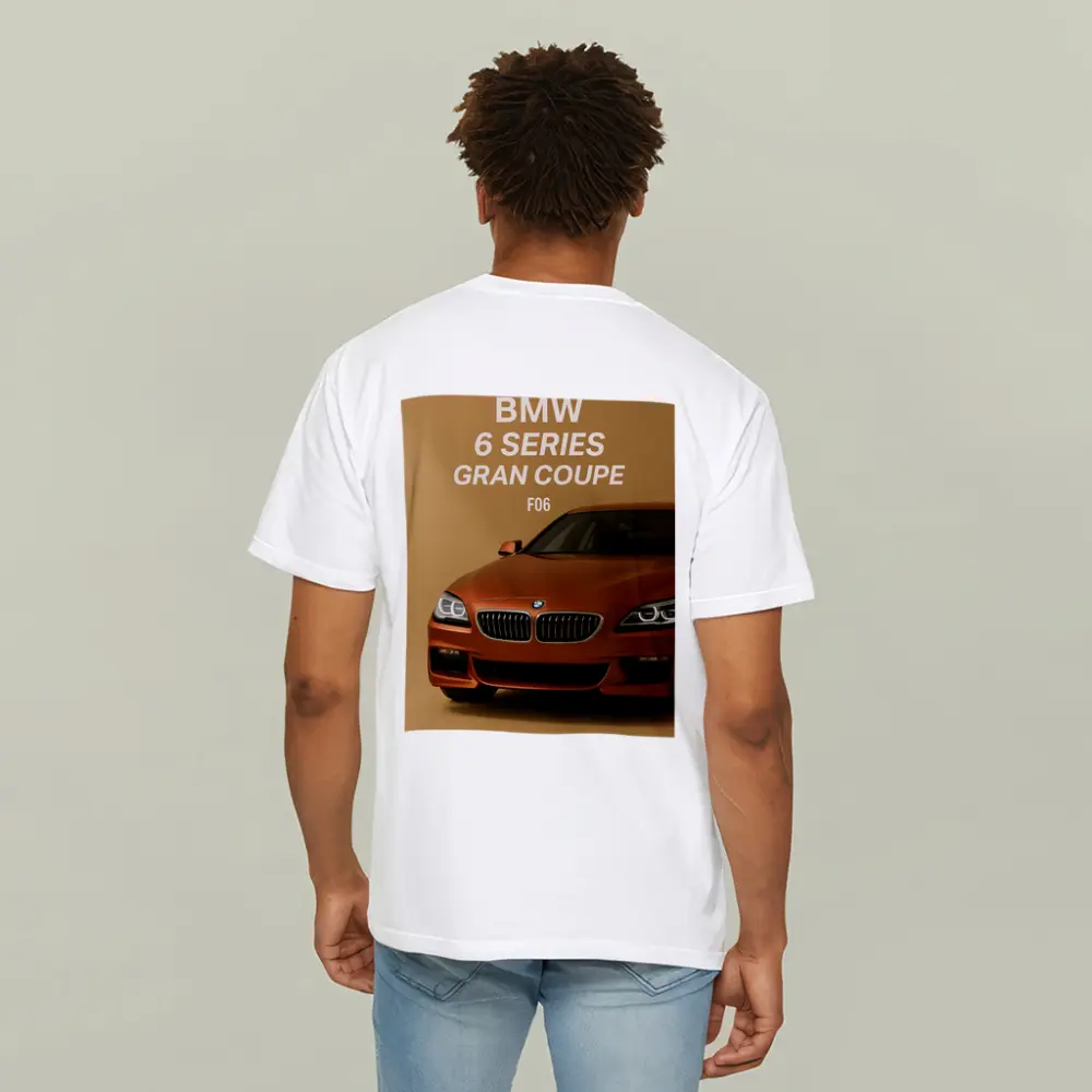 BMW Six Series Gran Coupe Orange – T-Shirts