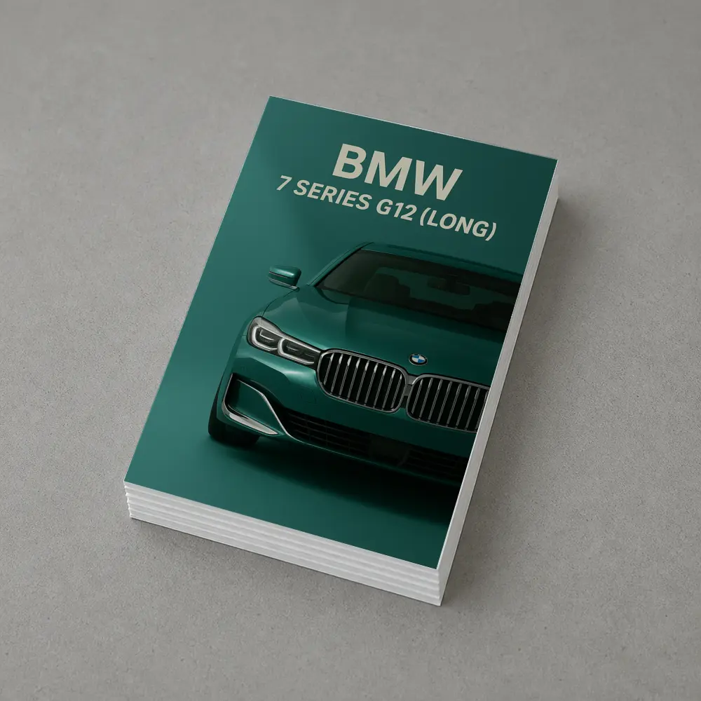 BMW Seven Series G12 Long Green – Postcards