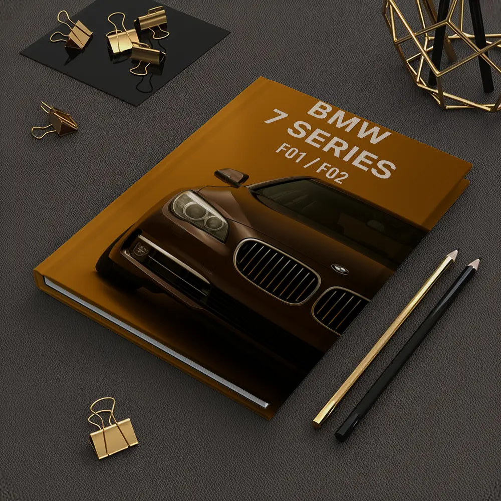 BMW Seven Series F01 F02 Brown Background – Notebooks