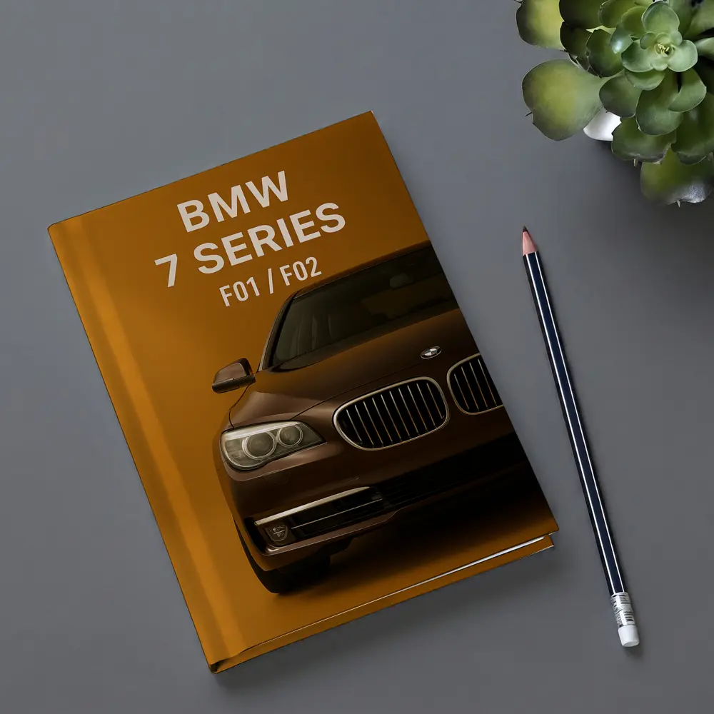 BMW Seven Series F01 F02 Brown Background – Notebooks