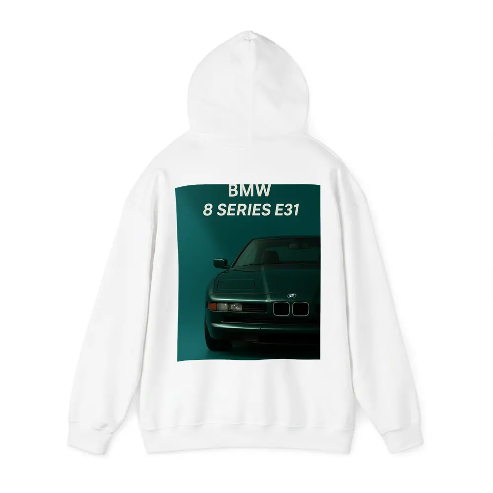 BMW 8 Series E31 Teal Studio Art – Hoodies