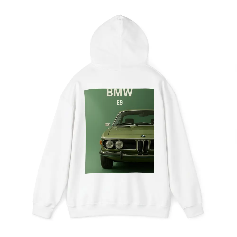 BMW E9 Classic Coupe Green Studio – Hoodies