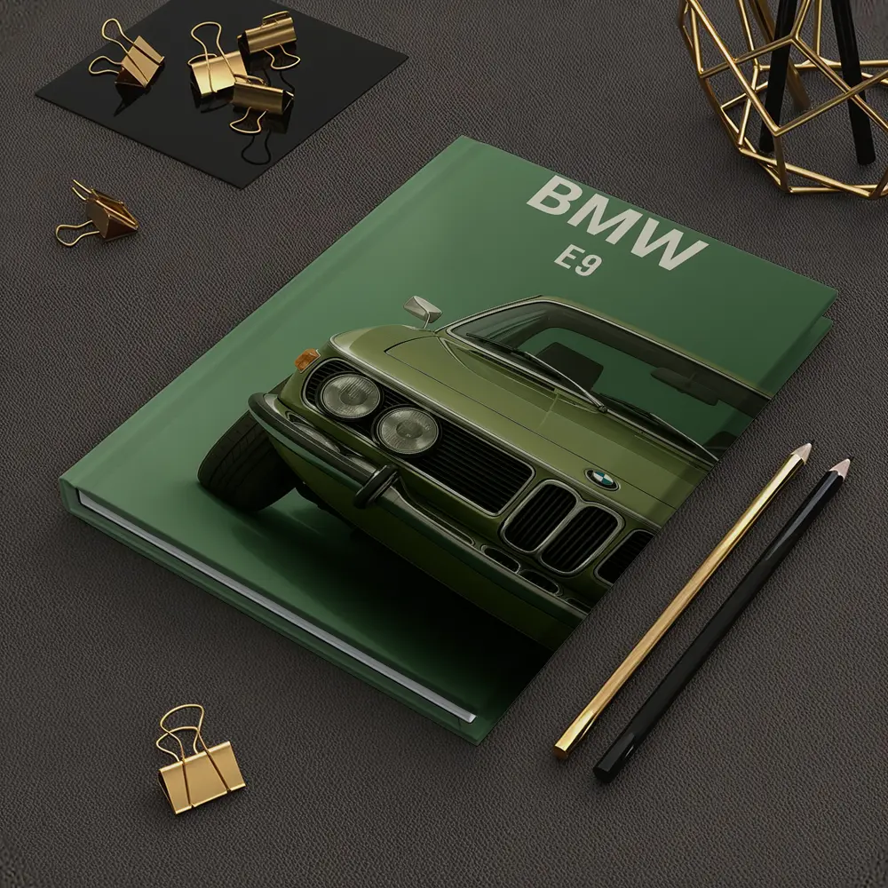 BMW E9 Classic Coupe Green Studio – Notebooks