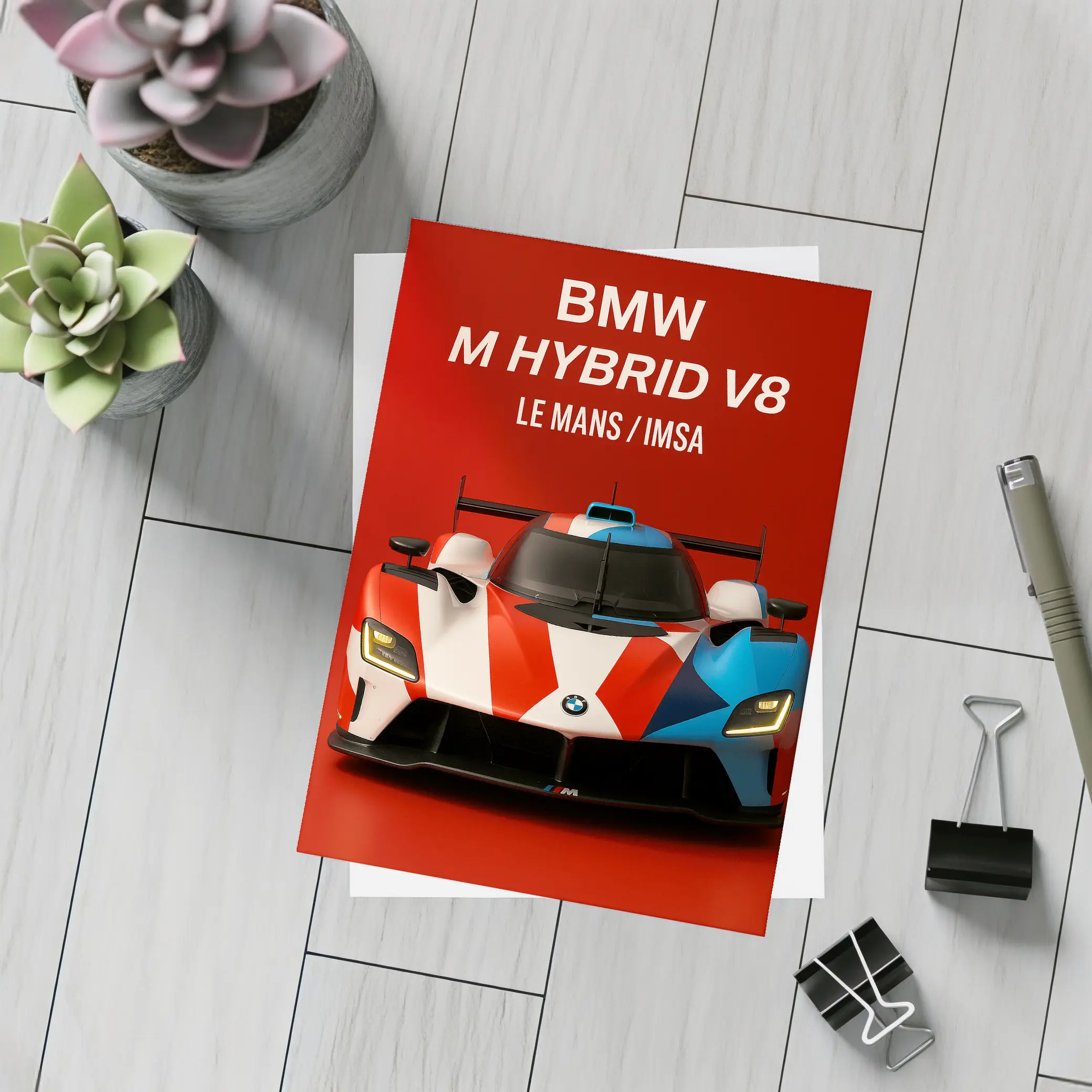 BMW M Hybrid V8 Le Mans Racing Car – Postcards