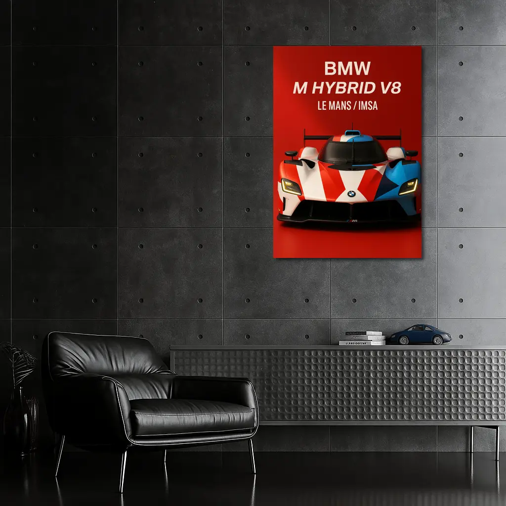 BMW M Hybrid V8 Le Mans Racing Car – Wall Art