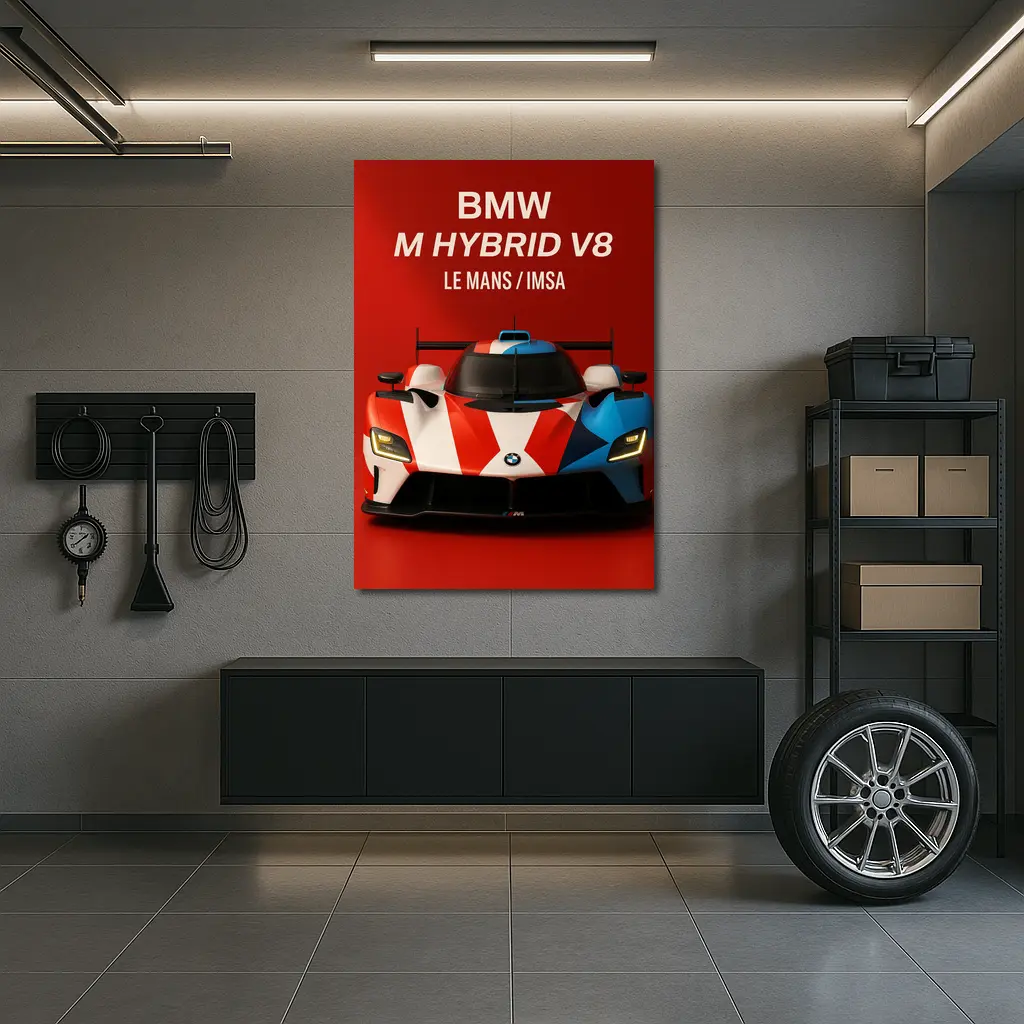 BMW M Hybrid V8 Le Mans Racing Car – Wall Art
