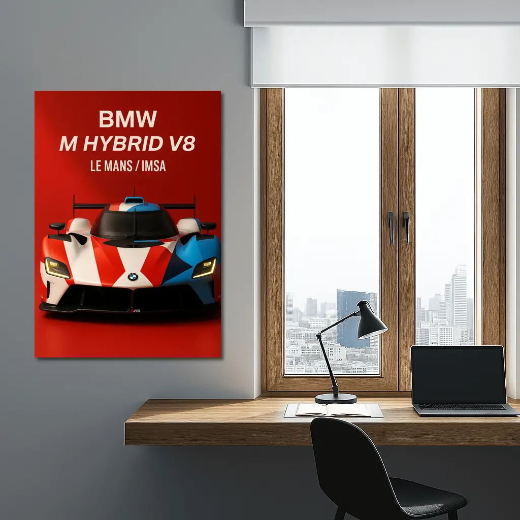 BMW M Hybrid V8 Le Mans Racing Car – Wall Art