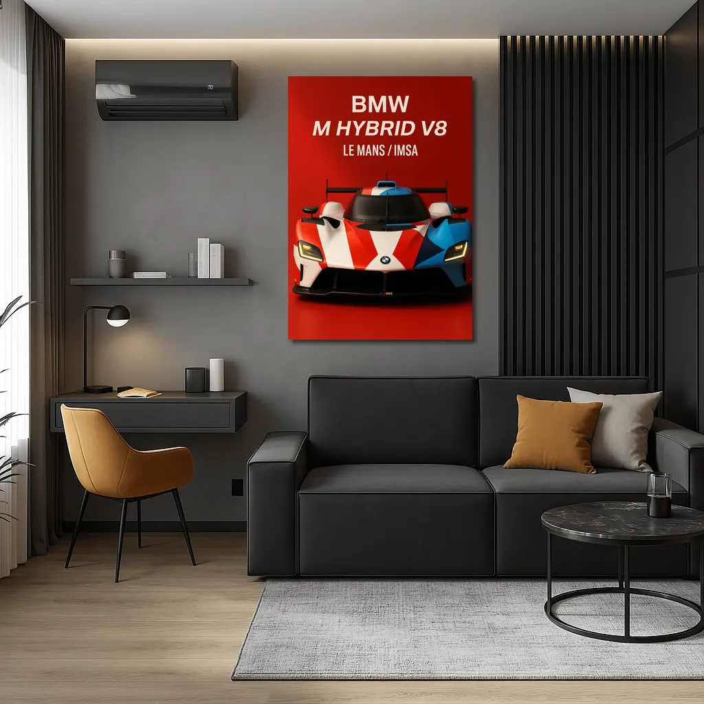 BMW M Hybrid V8 Le Mans Racing Car – Wall Art
